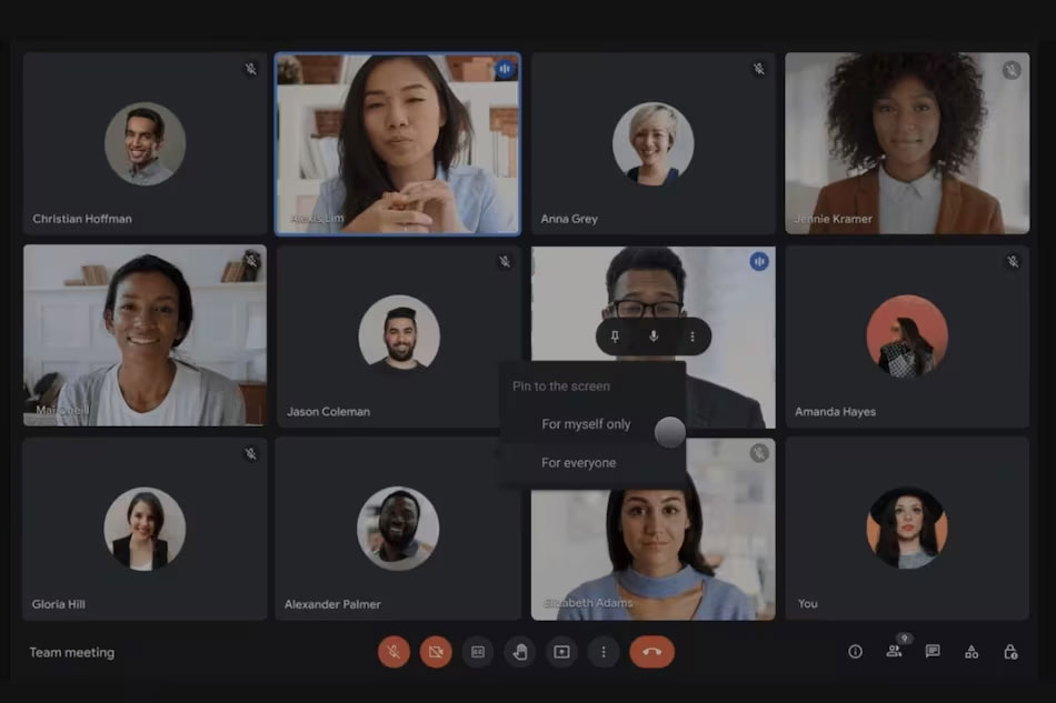 谷歌会议Google Meet新功能:主持人可统一固定三个板块,提升大型会议效率