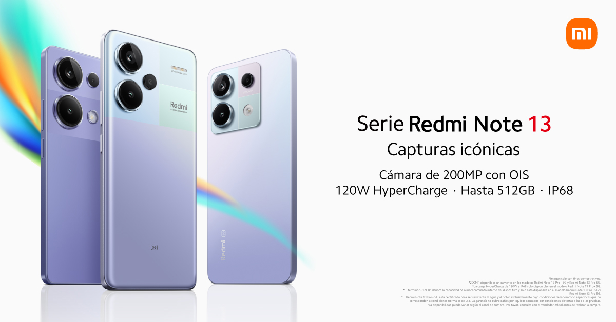 小米Xiaomi将于2月9日在秘鲁发布新款红米Redmi Note 13 系列智能手机