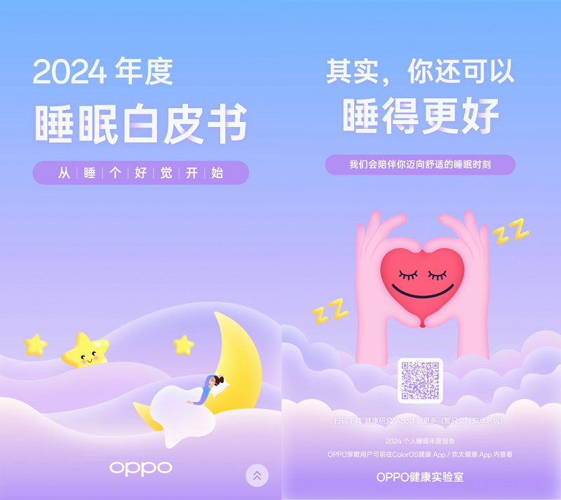 OPPO发布《2024年度睡眠白皮书》,助力用户重获安宁睡眠
