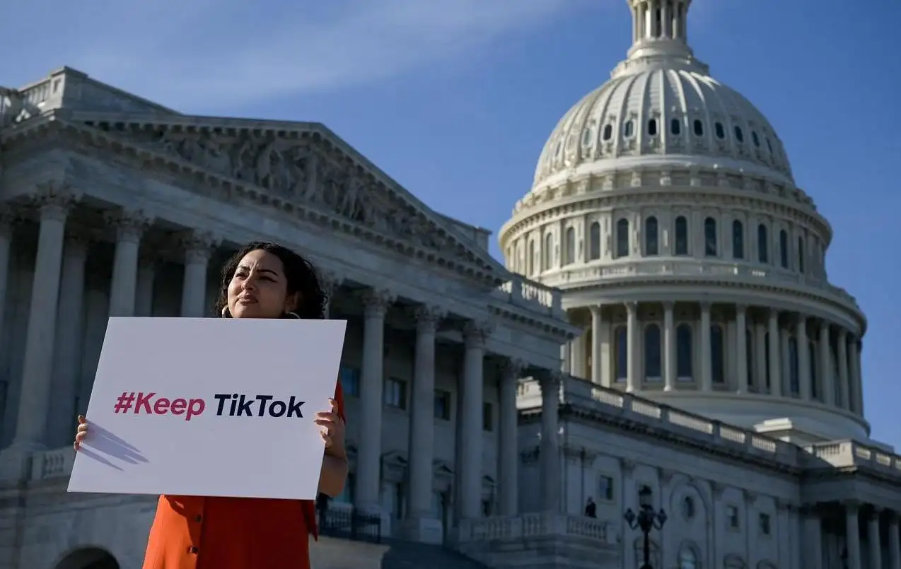 TikTok创作者愤怒回应美国拟议立法,称其违背常识和金融智慧