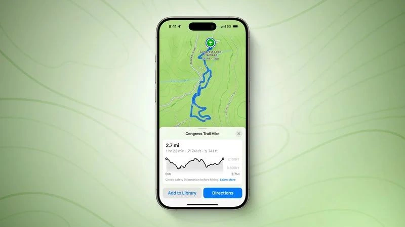 63 个美国国家公园数千条远足路线,苹果 iOS 18 为驴友带来“徒步旅行”功能