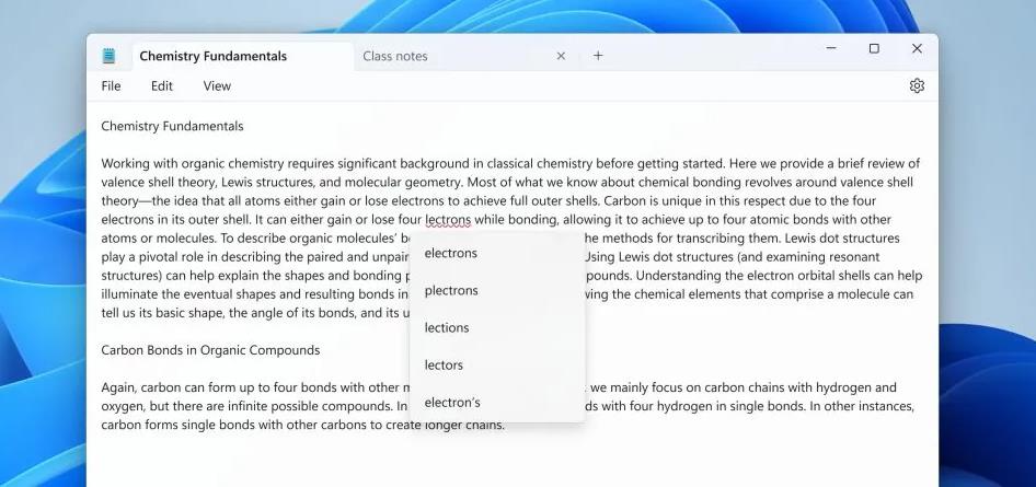 微软Windows 11记事本应用更新:全面上线拼写检查与自动更正功能