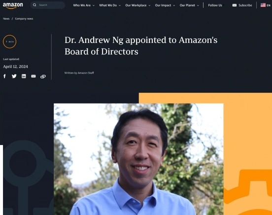 消息称AI大牛吴恩达将辞去LandingAI公司CEO一职